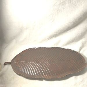 PartyLite Retired Island Escape Banana Leaf Tray